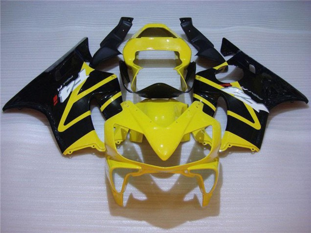 Carenagem Moto Honda CBR600 F4i 2001-2003 - Amarelo Preto Brilhante