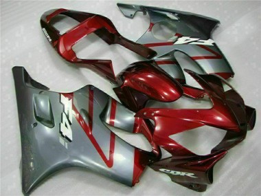 Kits Carenagem Moto Honda CBR600 F4i 2001-2003 - Prata Vermelho