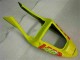 Carenagens Moto Honda CBR600 F4i 2001-2003 - Amarelo Laranja Preto Brilhante Rossi 46