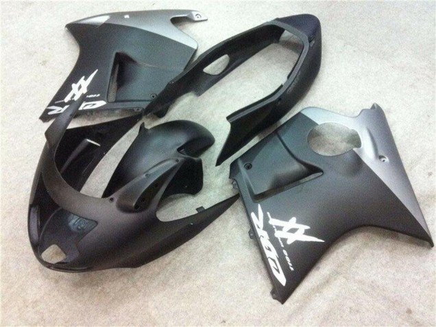 Carenagens Moto Honda CBR1100XX Blackbird 1996-2007 - Preto Fosco Prata