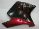 Kit Carenagens Moto Honda CBR1100XX Blackbird 1996-2007 - Preto Brilhante Vermelho Chama
