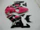 Carenagens Moto Suzuki GSXR 600/750 2001-2003 - Rosa Prata Preto Brilhante