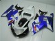 Carenagens Moto Suzuki GSXR 600/750 2001-2003 - Branco Azul Preto