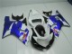 Carenagens Moto Suzuki GSXR 600/750 2001-2003 - Branco Azul Preto