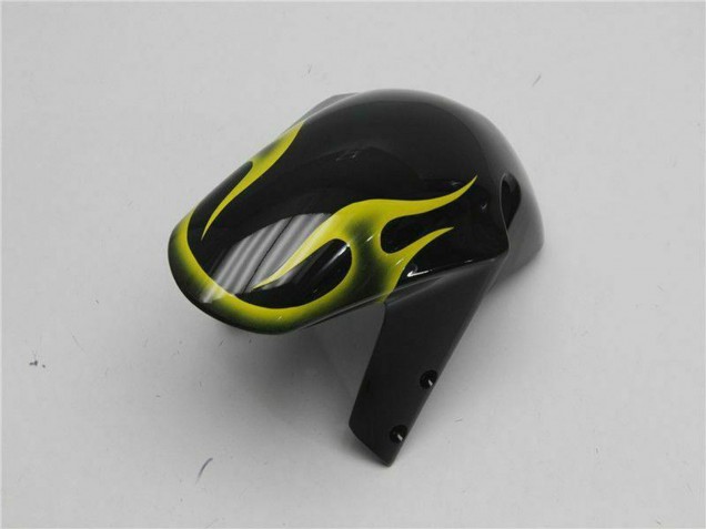 Carenagens Moto Suzuki GSXR 600/750 2001-2003 - Preto Brilhante Amarelo Chama
