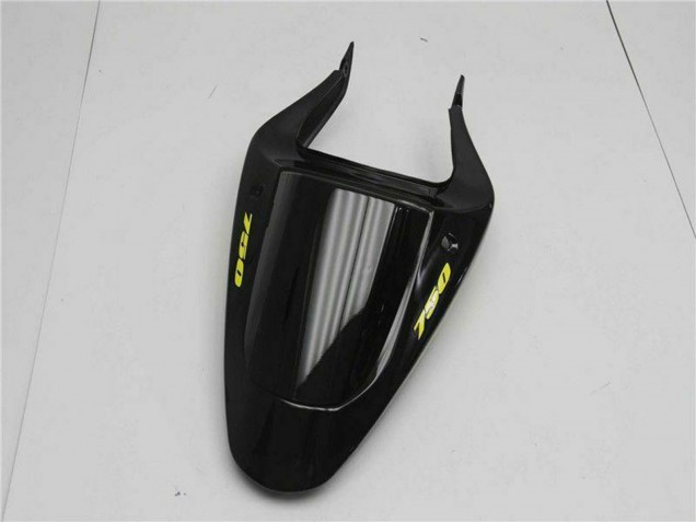 Carenagens Moto Suzuki GSXR 600/750 2001-2003 - Preto Brilhante Amarelo Chama