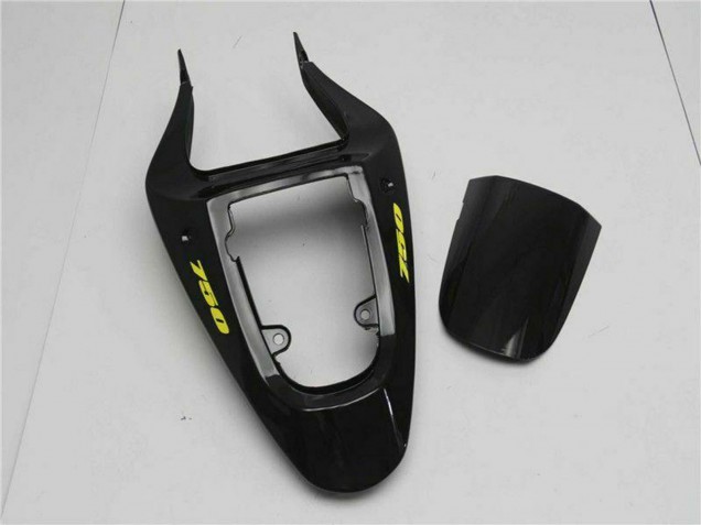 Carenagens Moto Suzuki GSXR 600/750 2001-2003 - Preto Brilhante Amarelo Chama