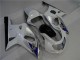Carenagens Moto Suzuki GSXR 600/750 2001-2003 - Branco Prata Azul Preto