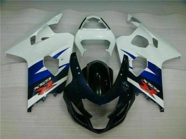 Carenagens Moto Suzuki GSXR 600/750 2004-2005 - Branco Azul Preto Brilhante Vermelho