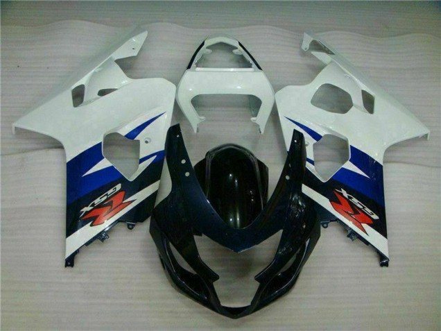 Carenagens Moto Suzuki GSXR 600/750 2004-2005 - Branco Azul Preto Brilhante Vermelho