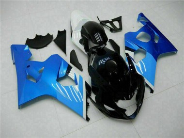 Carenagens Moto Suzuki GSXR 600/750 2004-2005 - Branco Azul Preto