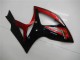 Carenagem Moto Suzuki GSXR 600/750 2006-2007 - Vermelho Preto Brilhante