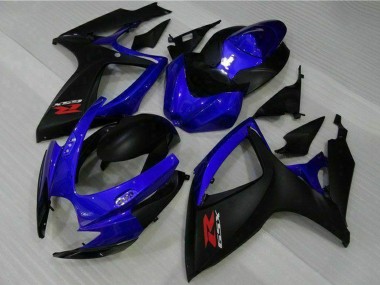Carenagens Moto Suzuki GSXR 600/750 2006-2007 - Azul Preto Fosco Vermelho