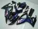 Carenagens Moto Suzuki GSXR 600/750 2006-2007 - Preto Brilhante Azul