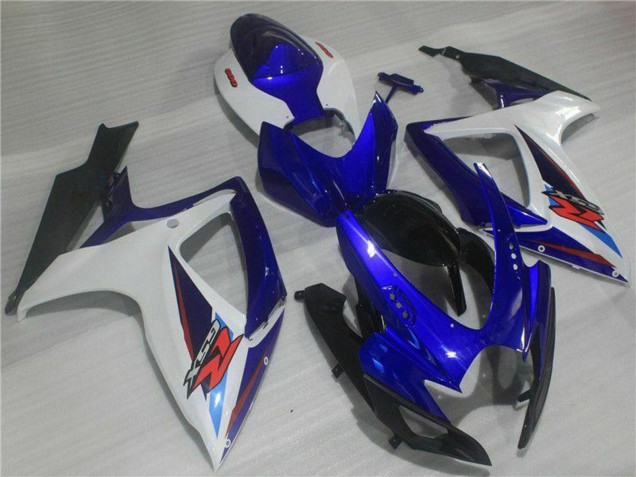 Carenagens Moto Suzuki GSXR 600/750 2006-2007 - Branco Azul Preto Vermelho