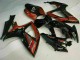 Carenagens Moto Suzuki GSXR 600/750 2006-2007 - Preto Brilhante Vermelho