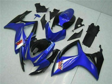 Carenagens Moto Suzuki GSXR 600/750 2006-2007 - Azul Branco Preto Brilhante Vermelho