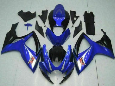 Carenagens Moto Suzuki GSXR 600/750 2006-2007 - Azul Branco Preto Brilhante Vermelho