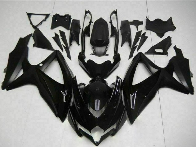 Carenagens Moto Suzuki GSXR 600/750 2008-2010 - Preto Brilhante Preto Fosco