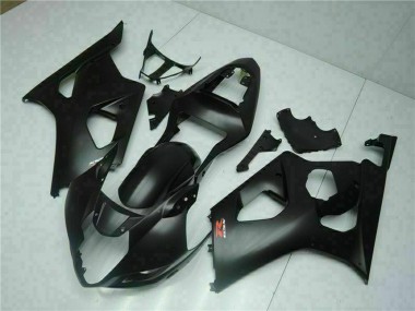 Carenagens Moto Suzuki GSXR 1000 2003-2004 - Preto Fosco Vermelho