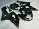 Carenagem Moto Suzuki GSXR 1000 2005-2006 - Preto Brilhante Preto Fosco Vermelho