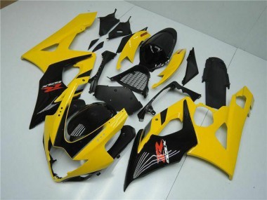 Carenagens Moto Suzuki GSXR 1000 2005-2006 - Amarelo Preto Brilhante Vermelho