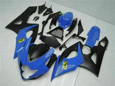 Carenagem Moto Suzuki GSXR 1000 2005-2006 - Azul Preto