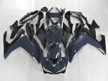 Carenagens Moto Yamaha YZF R3/R25 2015-2018 - Cinzento Escuro Preto Fosco