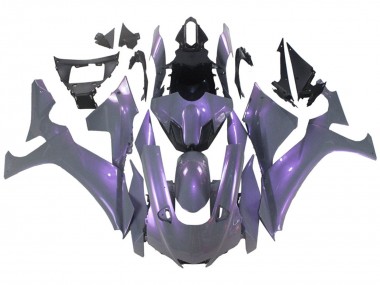 Carenagens Moto Yamaha YZF R7 2021-2024 - Camaleão Cinzento Dazz Roxo Pérola