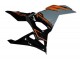 Carenagens Moto Kawasaki Ninja 500 EX500R 2024-2025 - Nardo Cinzento Laranja Preto