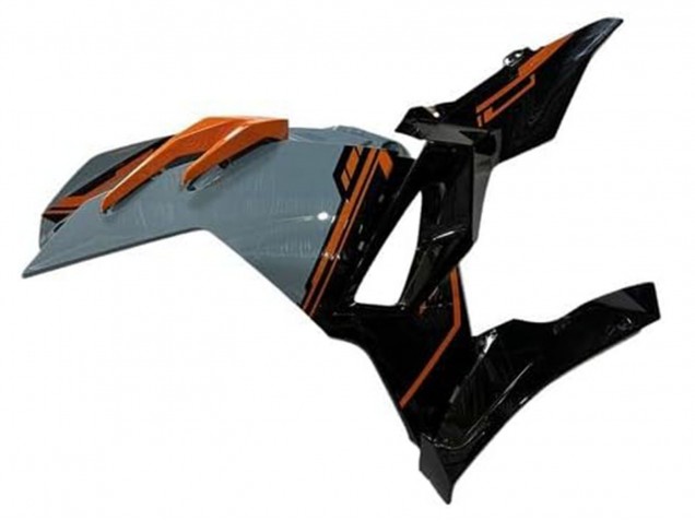 Carenagens Moto Kawasaki Ninja 500 EX500R 2024-2025 - Nardo Cinzento Laranja Preto