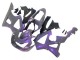 Carenagens Moto Honda CBR900RR 929 2000-2001 - Camaleão Cinzento Dazz Roxo Pérola