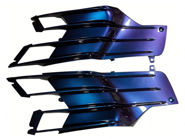 Carenagens Moto Kawasaki ZX14R ZZR1400 2012-2024 - Camaleão Azul Roxo