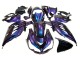 Carenagens Moto Kawasaki ZX14R ZZR1400 2012-2024 - Camaleão Azul Roxo