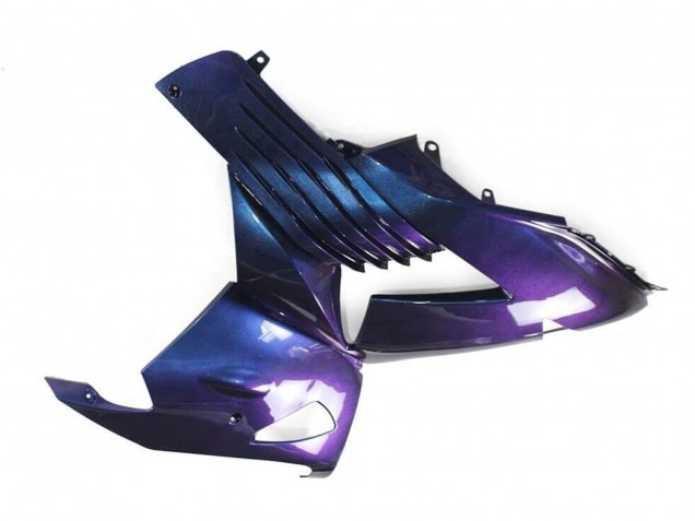 Carenagens Moto Kawasaki ZX14R ZZR1400 2006-2011 - Camaleão Azul Roxo