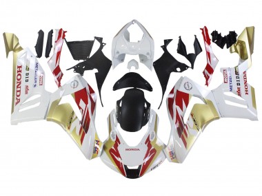 Carenagens Moto Honda CBR1000RR-R 2020-2023 - Branco Vermelho Ouro Motul HRC
