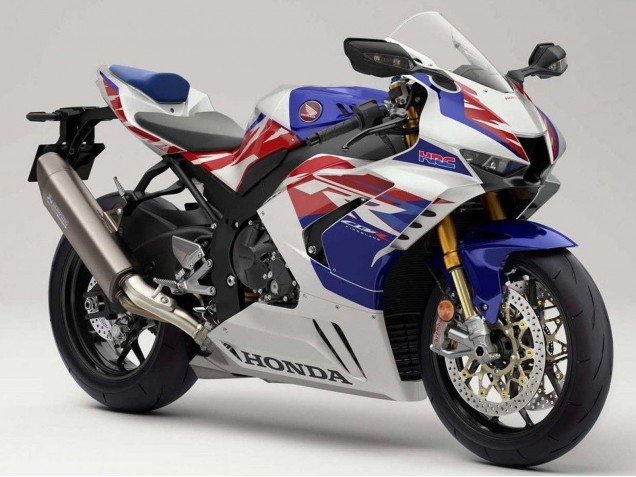 Carenagens Moto Honda CBR1000RR-R 2020-2023 - Branco Vermelho Azul HRC