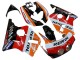 Carenagens Moto Honda CBR400RR NC23 1987-1989 - Laranja Branco Vermelho Preto Brilhante Repsol HRC
