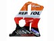 Carenagens Moto Honda CBR400RR NC23 1987-1989 - Laranja Branco Vermelho Preto Brilhante Repsol HRC