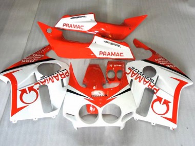 Carenagens Moto Honda CBR400RR NC23 1987-1989 - Laranja Branco Pramac