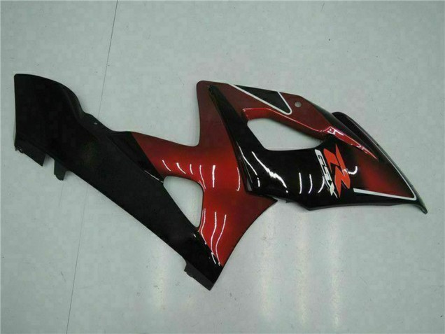 Carenagem Moto Suzuki GSXR 1000 2005-2006 - Vermelho Preto Brilhante