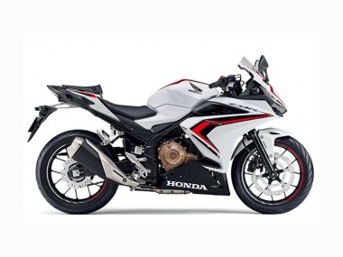 Carenagens Moto Honda CBR400R 2022 - Branco Vermelho Preto Brilhante