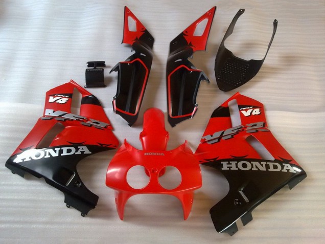 Carenagens Moto Honda VFR400R NC30 1988-1992 - Vermelho Preto