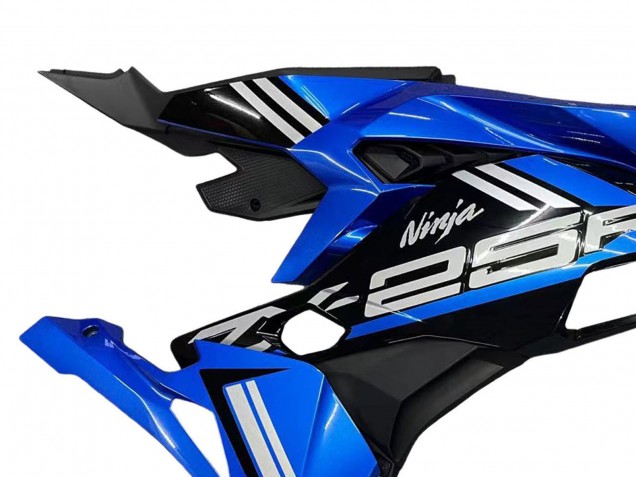 Carenagens Moto Kawasaki ZX25R ZX-25R 2019-2025 - Azul Branco Preto Fosco