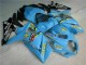 Kits Carenagem Moto Suzuki GSXR 1000 2007-2008 - Azul Ouro Preto Rizla