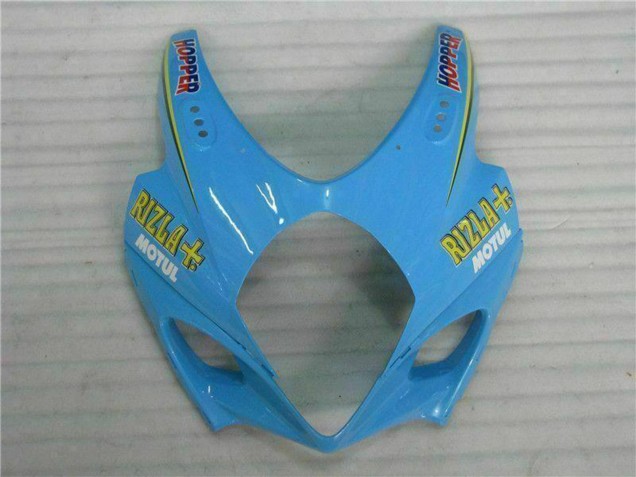 Kits Carenagem Moto Suzuki GSXR 1000 2007-2008 - Azul Ouro Preto Rizla