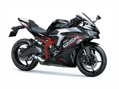 Carenagens Moto Kawasaki ZX25R ZX-25R 2019-2025 - Prata Vermelho Preto