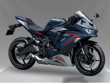 Carenagem Moto Kawasaki ZX25R ZX-25R 2019-2025 - Azul Vermelho Cinzento