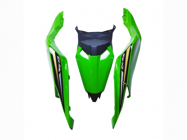 Carenagens Moto Kawasaki ZX25R ZX-25R 2019-2025 - Verde Preto Vermelho Honeycomb