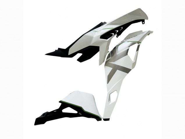 Carenagens Moto Kawasaki ZX25R ZX-25R 2019-2025 - Branco Prata Verde Preto Trick Star